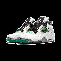 Air Jordan 4 Outfit Do The Right Thing White Black Green Jordan Sneakers