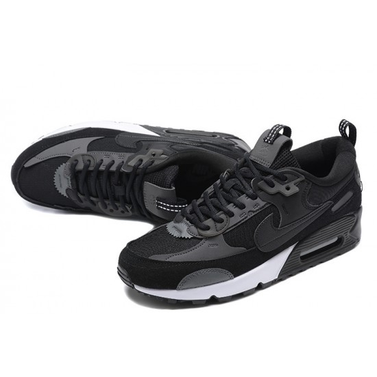 Air Max 90 Futura Men Sports Shoes Black White DM9922-003