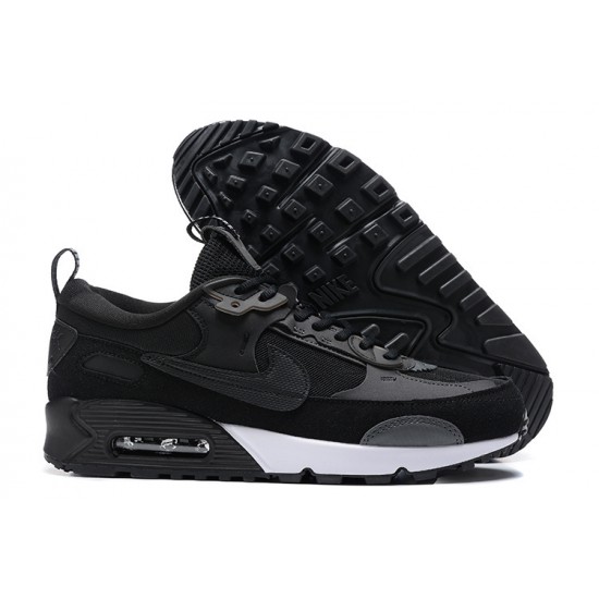 Air Max 90 Futura Men Sports Shoes Black White DM9922-003