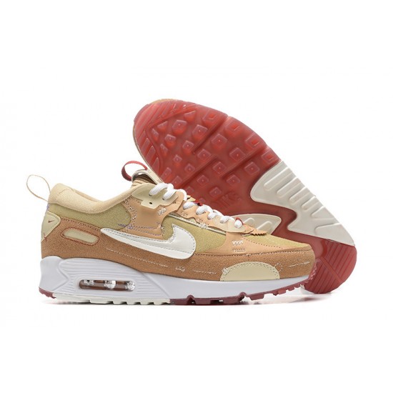 Air Max 90 Futura Men Sports Shoes Brown White