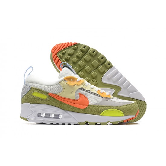 Air Max 90 Futura Men Sports Shoes Green Orange