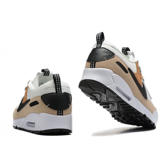 Air Max 90 Futura Men Sports Shoes White Brown DM9922-002