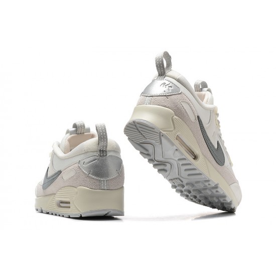 Air Max 90 Futura Men Sports Shoes White Grey