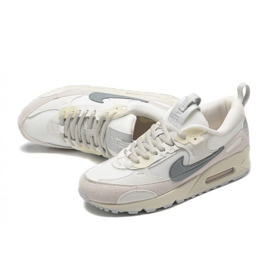 Air Max 90 Futura Men Sports Shoes White Grey