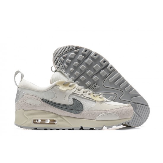 Air Max 90 Futura Men Sports Shoes White Grey