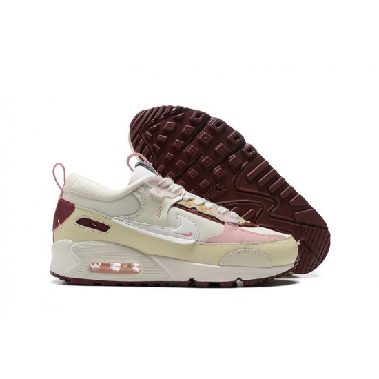 Air Max 90 Futura Women Sports Shoes Beige Pink