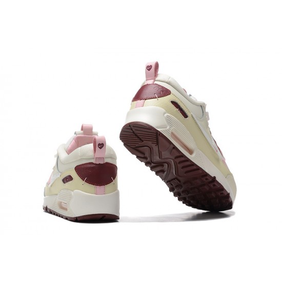 Air Max 90 Futura Women Sports Shoes Beige Pink