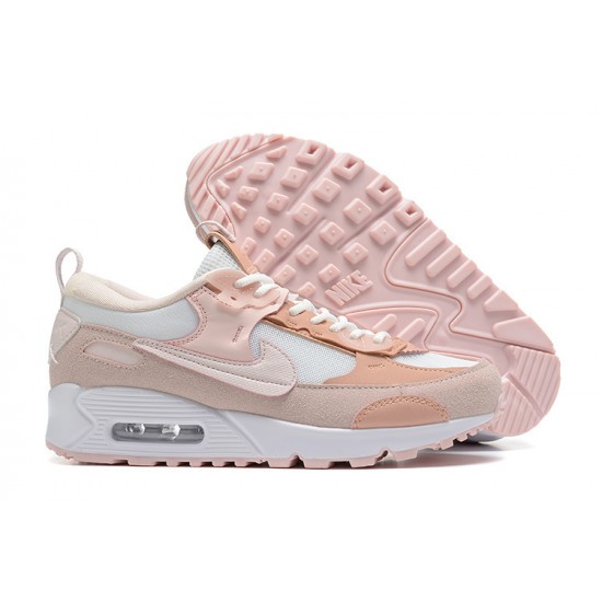 Air Max 90 Futura Women Sports Shoes Pink White DM9922-104