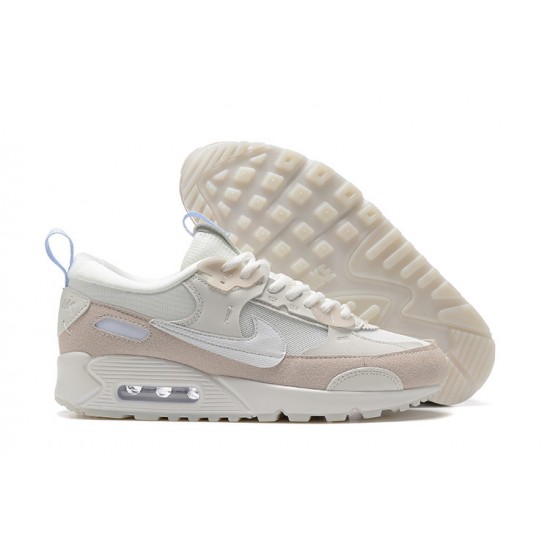 Air Max 90 Futura Women Sports Shoes White Beige