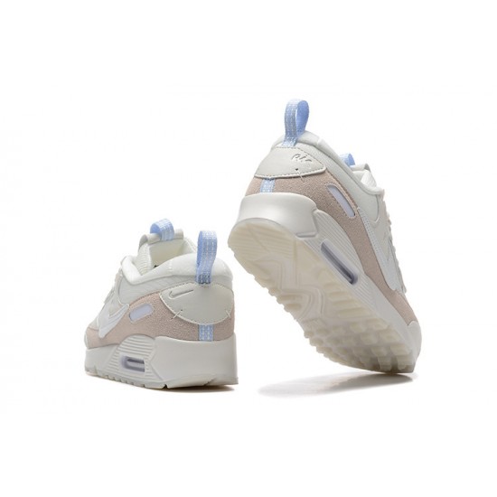 Air Max 90 Futura Women Sports Shoes White Beige