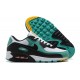 Air Max 90 Men Sports Shoes Black Green DM0029-004