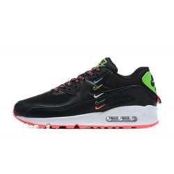 Air Max 90 Men Sports Shoes Black Pink CK7069-001