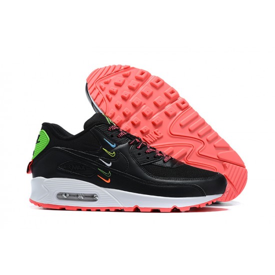 Air Max 90 Men Sports Shoes Black Pink CK7069-001