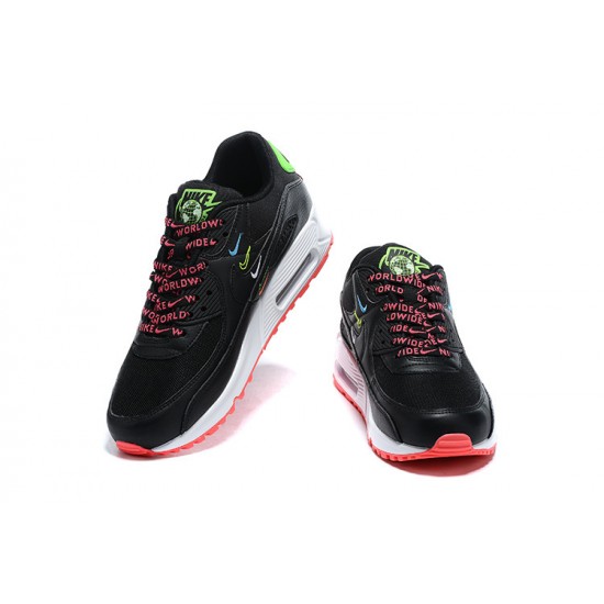 Air Max 90 Men Sports Shoes Black Pink CK7069-001