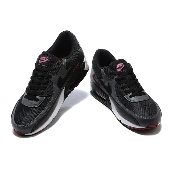 Air Max 90 Men Sports Shoes Black Pink DQ4071-001