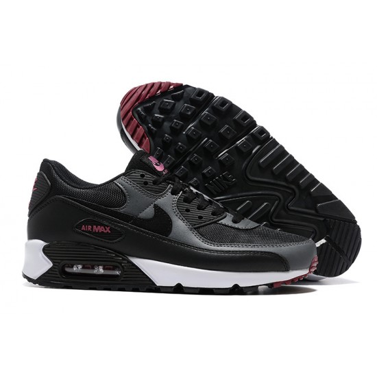 Air Max 90 Men Sports Shoes Black Pink DQ4071-001