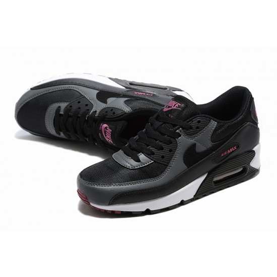 Air Max 90 Men Sports Shoes Black Pink DQ4071-001