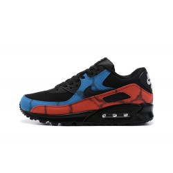 Air Max 90 Men Sports Shoes Black Red DJ6888-001