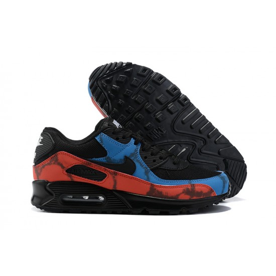 Air Max 90 Men Sports Shoes Black Red DJ6888-001