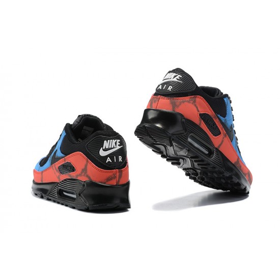 Air Max 90 Men Sports Shoes Black Red DJ6888-001