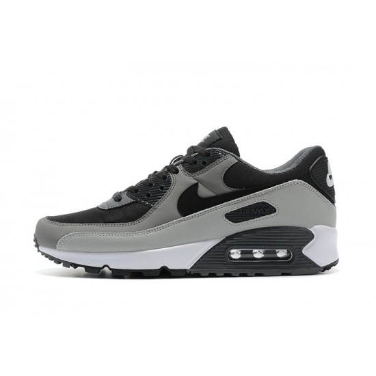 Air Max 90 Men Sports Shoes Black and Grey