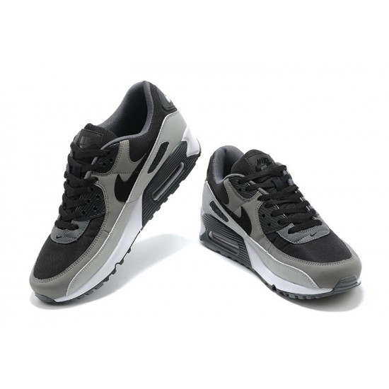 Air Max 90 Men Sports Shoes Black and Grey