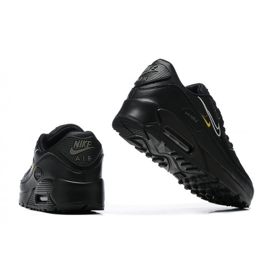 Air Max 90 Men Sports Shoes Black and Yellow