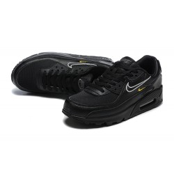 Air Max 90 Men Sports Shoes Black and Yellow