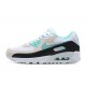 Air Max 90 Men Sports Shoes Blue Beige and Grey