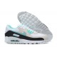 Air Max 90 Men Sports Shoes Blue Beige and Grey