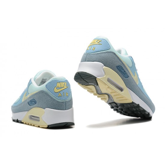 Air Max 90 Men Sports Shoes Blue White DM2829-001