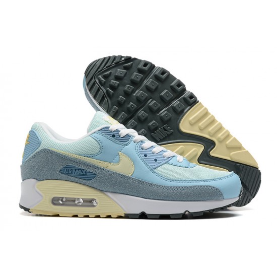 Air Max 90 Men Sports Shoes Blue White DM2829-001