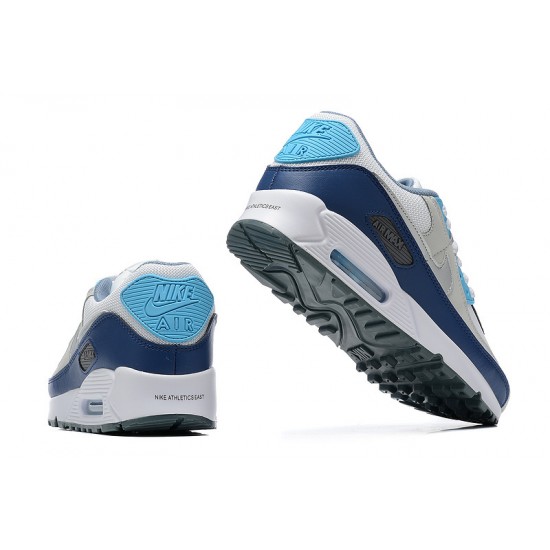 Air Max 90 Men Sports Shoes Blue White FD0664-400