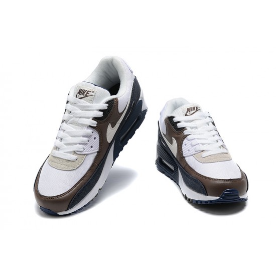 Air Max 90 Men Sports Shoes Brown Grey and Black