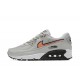 Air Max 90 Men Sports Shoes Grey Orange