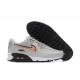 Air Max 90 Men Sports Shoes Grey Orange