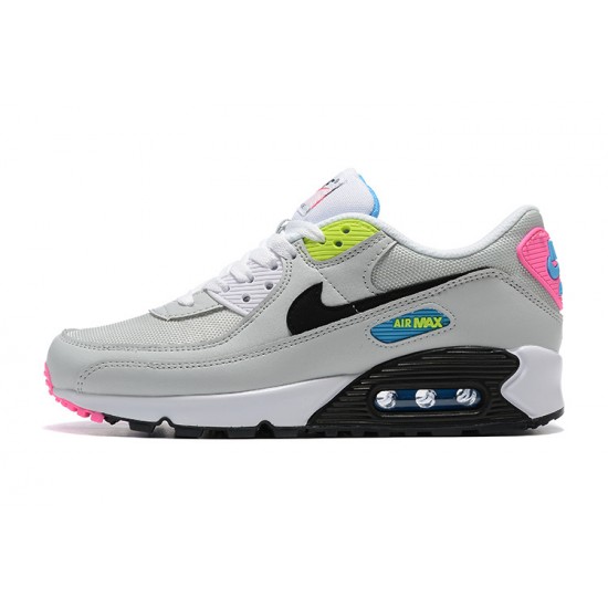 Air Max 90 Men Sports Shoes Grey Pink DE4398-001