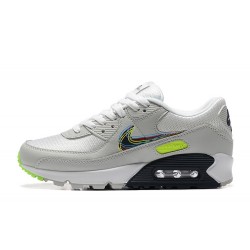 Air Max 90 Men Sports Shoes Grey White and Black