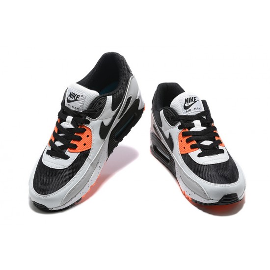 Air Max 90 Men Sports Shoes Orange Black DC9845-100