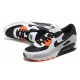 Air Max 90 Men Sports Shoes Orange Black DC9845-100