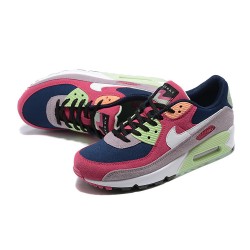 Air Max 90 Men Sports Shoes Pink Green DM0035-500