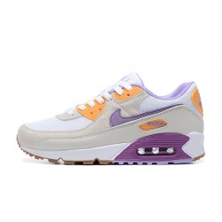 Air Max 90 Men Sports Shoes Purple White