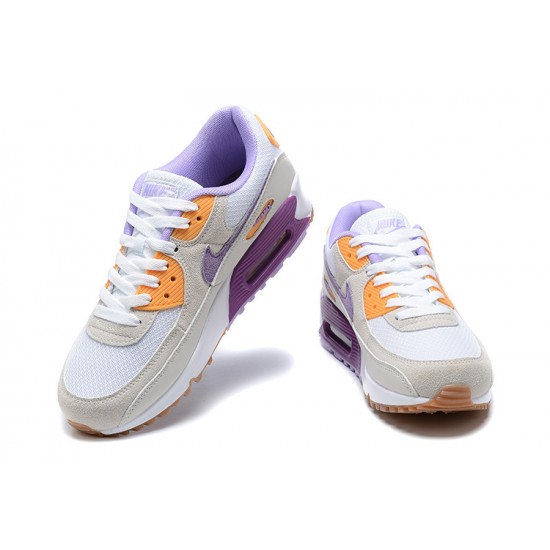 Air Max 90 Men Sports Shoes Purple White