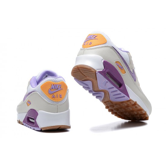 Air Max 90 Men Sports Shoes Purple White