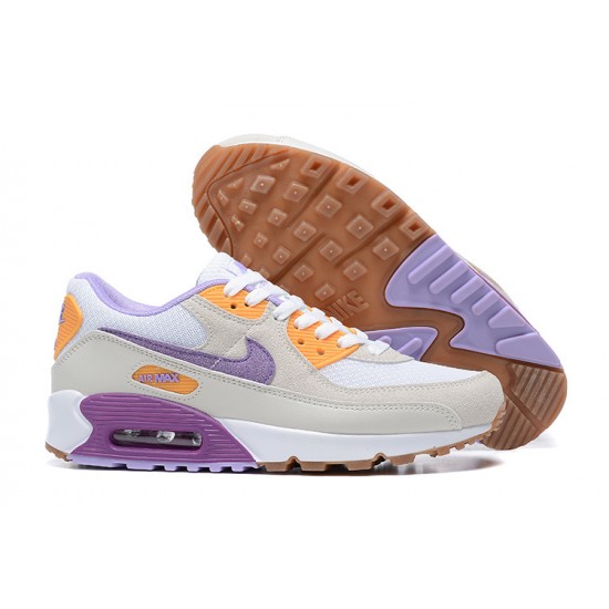 Air Max 90 Men Sports Shoes Purple White