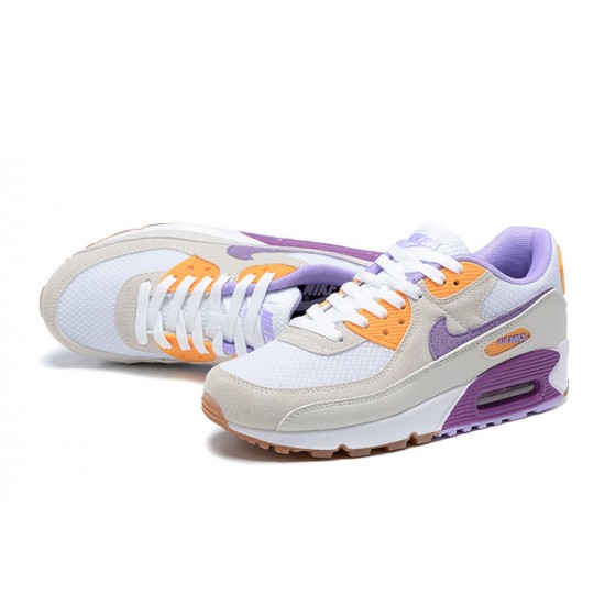 Air Max 90 Men Sports Shoes Purple White