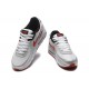 Air Max 90 Men Sports Shoes Silver Red