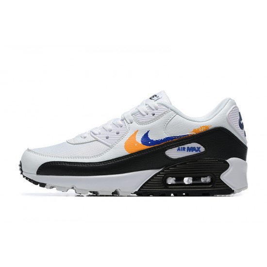 Air Max 90 Men Sports Shoes White Black FD0654-400