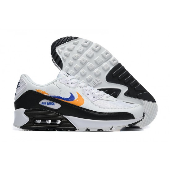 Air Max 90 Men Sports Shoes White Black FD0654-400