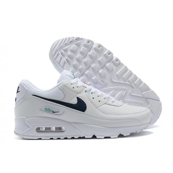 Air Max 90 Men Sports Shoes White Black